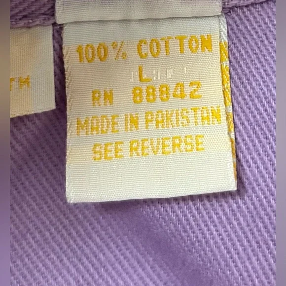 Vintage Hunters Run Lilac Two-Piece Denim Jacket & Pants Set - Picture 5 of 9